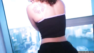 Sexy ebony babe fucking