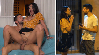 Sexy Brazilian Girl Next Door Struggles To Handle His Big Dick