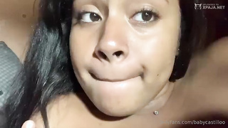 Baby Castillo shows that she is a virgin and masturbates