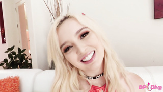 Innocent Looking Blonde Shows Her Big Gape During DP - Lexi Lore