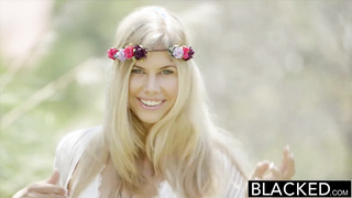 Addison Belgium - Blonde Fashion Model Squirts On Huge Black Dick [BLACKED]