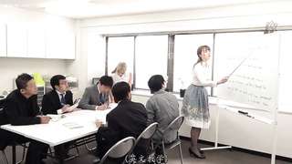 DASD-696Brainwashed Caucasian Lecturer Tried To Resist, But She Became A Horny Bitch Karina Nishida