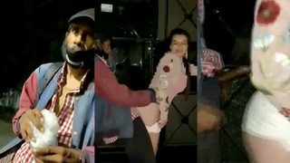 Kendall puta mexicana cogiendo con vagabundo en la calle