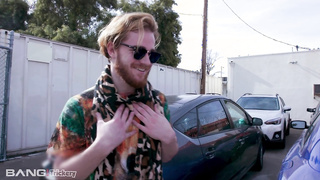 Emma Hix gets tricked into fucking a straight guy that pretends he is gay!
