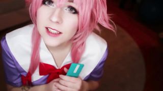 MIRAI NIKKI - YUNO GIRLFRIEND BLOWJOB