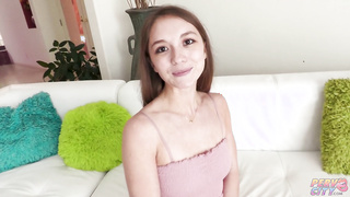 Brunette Hottie Mira babe Has Her Ass Pounded By A Big Dick