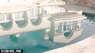 Two bbc fuck a slutty women