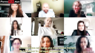 Eva Elfie - Reunión por Zoom Sub Esp