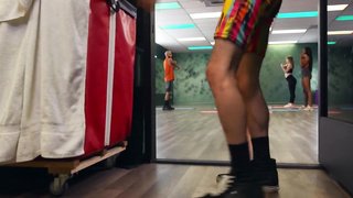 Mom help out his son to jerk off