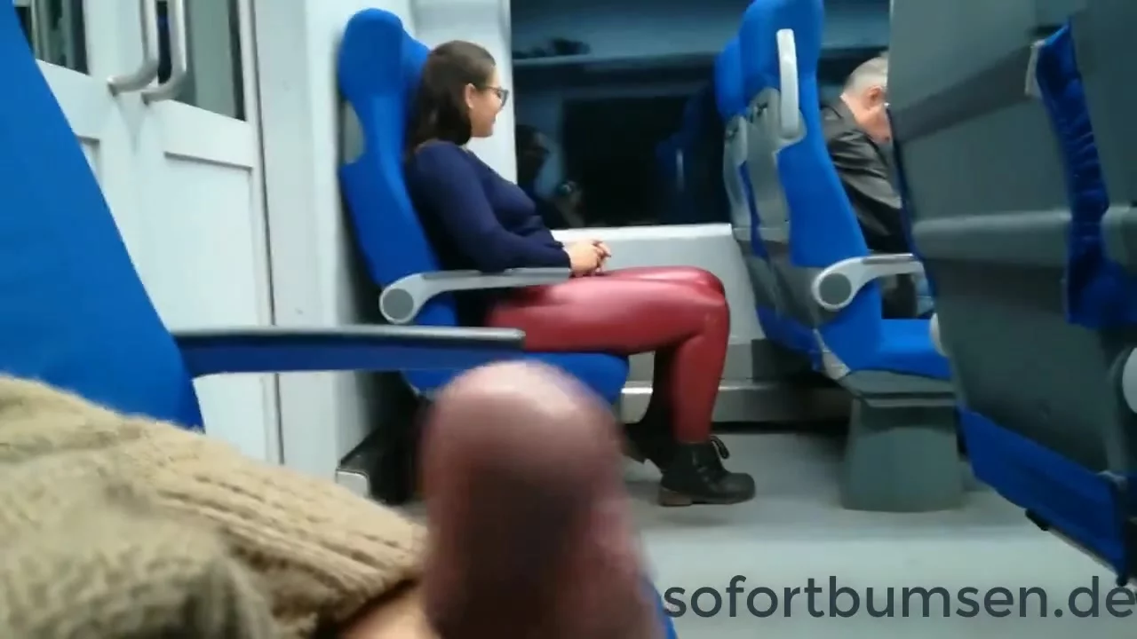 Stranger girl sucked flashed cock on a train pic