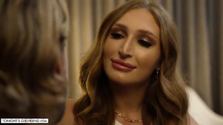 XXX Busty porn star Skylar Snow has fan worship her big tits