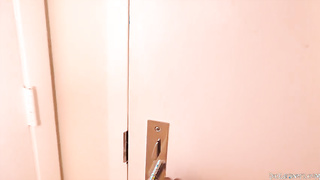 Violet myers works in kitchen