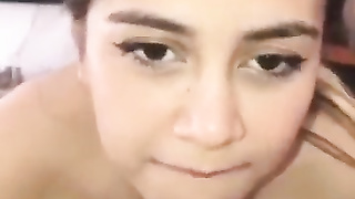 brunette sends the cock