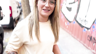 XXX Lucia Gold Spanish Blonde Caught