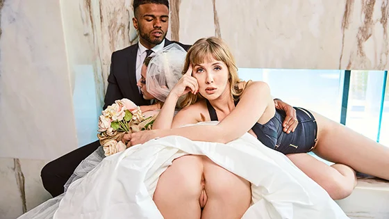 lena paul grey dress Free Porn Pics of Gorgeous bride Laney Grey and slutty mistress Lena Paul  posing for camera