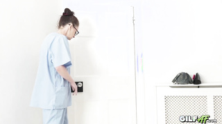 56 YO Granny Nurse Fucks patient