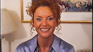 Readhead Milf entertains hubby's friends