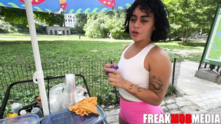 Curly Rican - Big Booty Latina Quits Her Job To Do Porn [FreakMobMedia]
