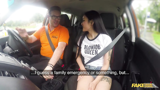 Rae Lil Black - Fake school driving  - Cutie Busty Bus