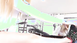 Alexa Grace Tommy Gunn gym