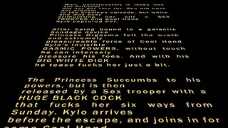 Stella Cox - Busty Star Wars Princess Ass Fucked By Stormtrooper's Black Dick - Cutie DP 3Some