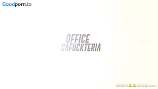 Tia Cyrus - Big Tits at Work - Office Cafuckteria - Busty Tiny MILF Black