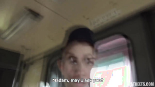 Czech Streets 146 – Sex With A Conductor In The Toilet