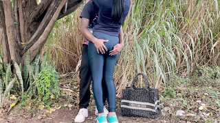 Yasmin fucking in the woods