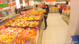 Fucking Glasses 20 - Met a Russian girl in a supermarket and had sex in the parking lot
