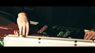 Olive Glass Croupier XXX