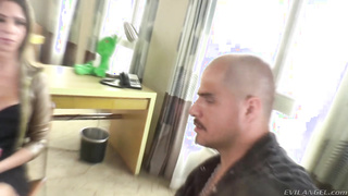 Sexy TS Nicole Bahls Fucks Her Man from Behind