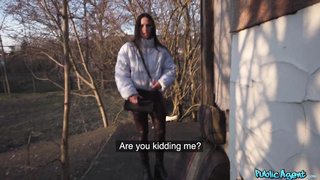 Public Agent Hot Brunette