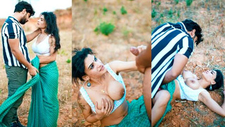 Amateur Indian Outdoor Fuck Green Saree