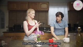 Melody Marks - Consolando a su hermanastro y ven porno Sub Esp