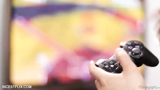 Daughter catches her mother masturbating in the bathtub and joins in