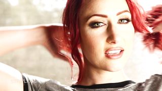 Redhead Milf striptease