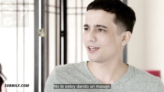 Masaje caliente a sexy MILF sub
