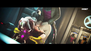 The Inhibitor Collar Solution and X-Men Mystique on the roof