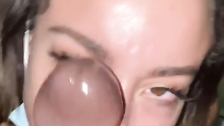 TEANNA TRUMP - onlyfans sloppy blowjob