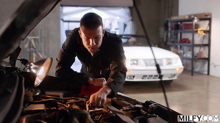 XXX Trophy Wife Elisa Bethann Fucks Mechanic While Hubby is Away