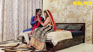 EURO  BRIDE OLGA IN INDIAN ATTIRE HONEYMOON SUHAGRAT