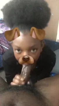 Snapchat sex dog mask blowing