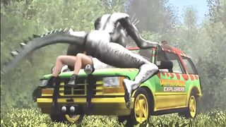 SFM Skyrim Argonian Female Fucks Human Male HD 720p