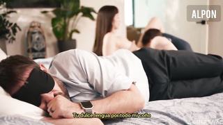 Porno Sub - Mi marido siempre esta cansado, pero mi hijastro tiene su polla disponible