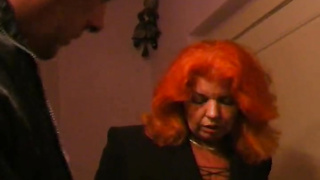 The Old Bitchy Witch Wants To Be A Redheaded Slut For Halloween