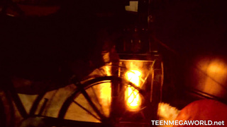 XXX Sudden Halloween sex twist | Skye Wood