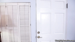 Mature MILF Takes a Load of Cum on Her Mouth and Tits Erica Lauren