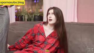 Madrastra obliga a su hijastra a follar con su nuevo padrastro Sub