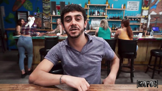 Sports bar fuck - Angel Wave