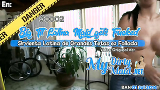 Jasmine Caro - Sirvienta de grandes tetas es convencida de follar por dinero sub esp